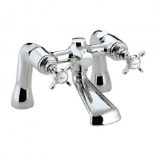 Bristan 1901 Traditional Bath Filler Tap with Ceramic Disc Valves - Chrome Plated 