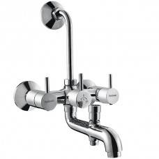 FLORA - Wall Mixer 3 in 1 System with Provision for Both Hand Shower and Overhead Shower