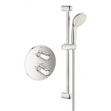 Grohe GRT 1000 Thermostatic Concealed Shower Set 1/2" - Chrome Finish