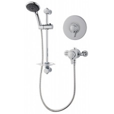 Triton Eden Series Concentric Mixer Shower Valve With Shower Kit - Chrome Plated