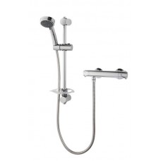 Triton Dene Series High Flow Bar Mixer Tap with Fast-Fit Brackets - Chrome Plated