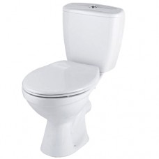 Twyford Option Horizontal Outlet WC Toilet Pan - White
